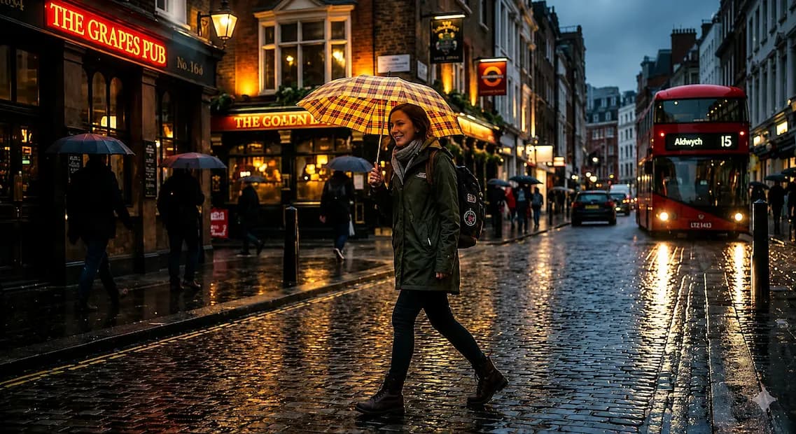 3. The British Weather is a Dynamic Character