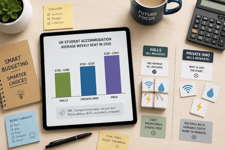 2. The Real Cost of Student Housing in the UK (2026 Figures)
