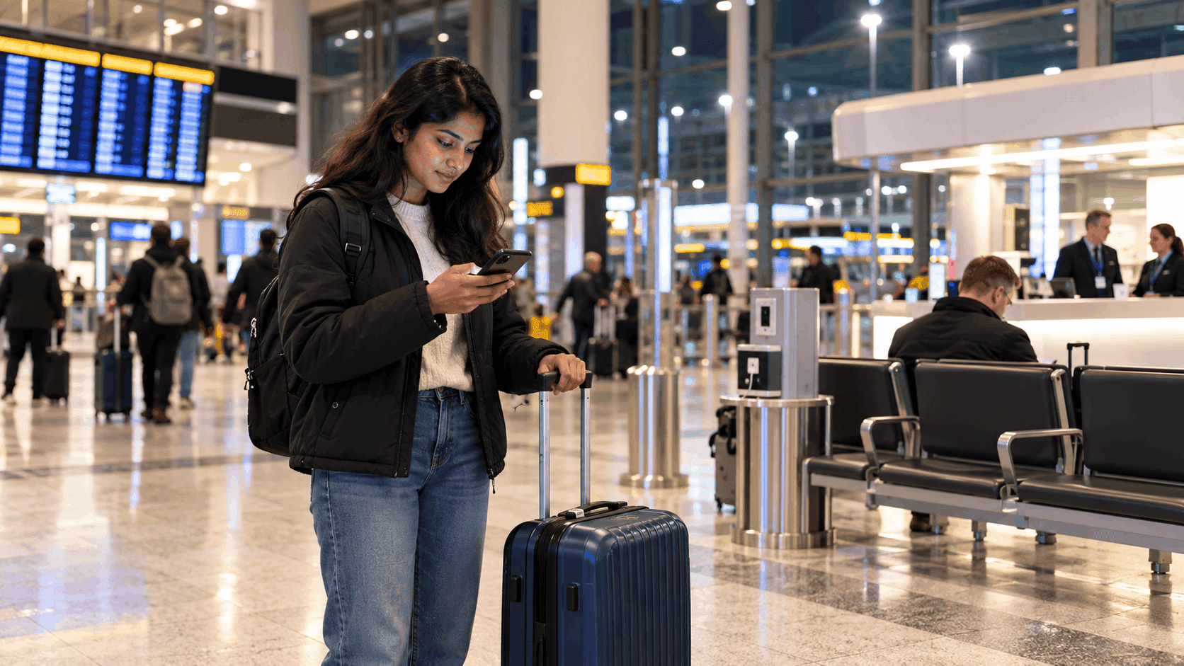 New Stay Safe and Get Connected at the Airportsection